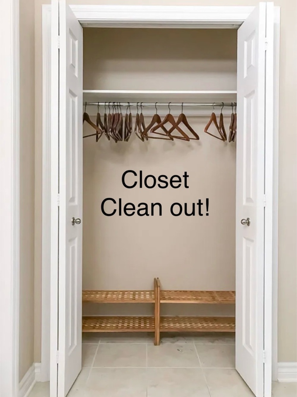 Clearing out my closet